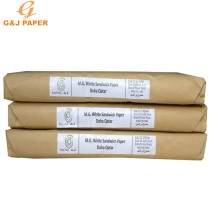 Food Wrapping Paper White MG Sandwich Paper Food Packing Burger Wrapping